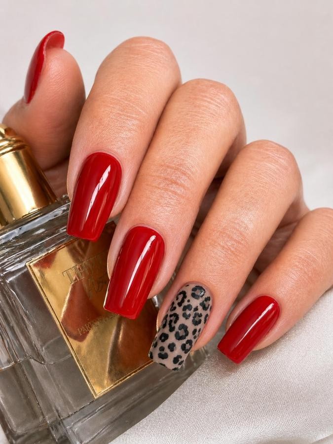 Nail photo with hangnails and small cold cracks after